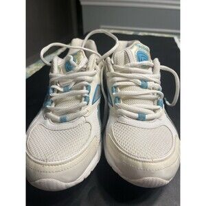 Reebok EasyTone SmoothFit Walking Shoes Sneakers White/Blue Women’s Sz 6